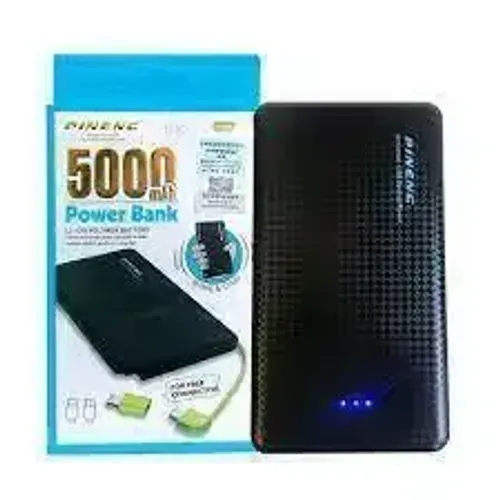 Carregador Portátil Power Bank Pineng 5000mah Preto PN952