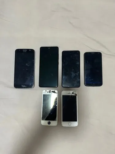 LOTE 6 Celulares - Retirada de peças