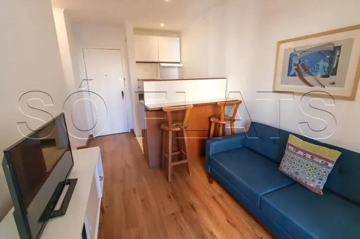 Flat Moema Top Life, apartamento disponível para venda com 32m², 1 dormitório e 1 vaga de