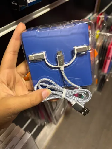 Cabo 3 em 1 Carregamento Rápido
