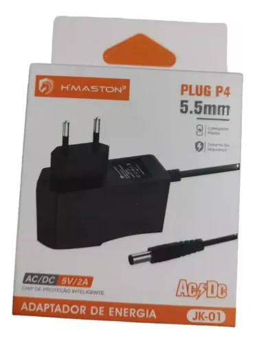 Fonte Adaptador Energia Bivolt Universal 5v 2a Ac/dc Tv Box