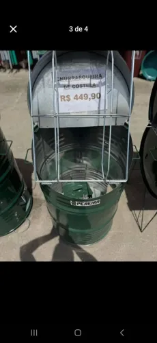 Churrasqueira de Costela latão tambor