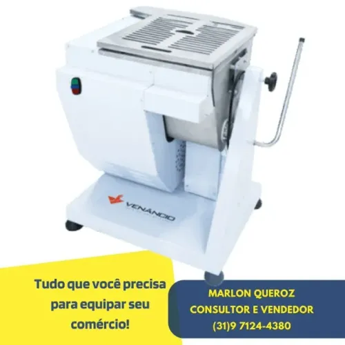  Amassadeira Semi Rápida 25Kg Monofásica Venâncio Nova