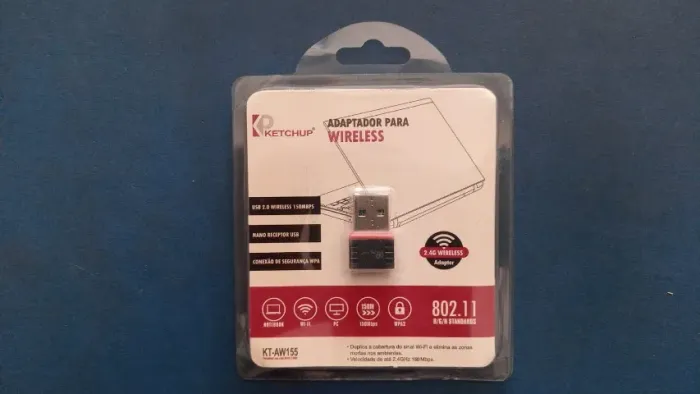 ADAPTADOR PARA WIRELESS KETCHUP NOVO LACRADO FRETE GRÁTIS PARA MACEIÓ