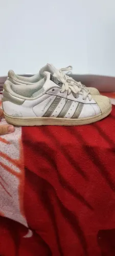 Adidas Superstar - Branco e Prateado