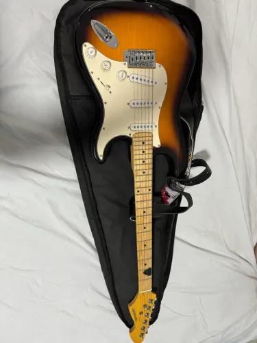 Guitarra stratocaster com capa