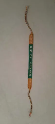 Pulseira Rio de Janeiro - Verde e Dourada