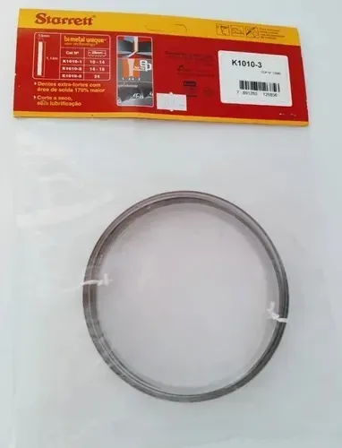 LAMINA P/SERRA FITA STARRETT BIMETAL UNIVERZ 13X0,50X24 TPI 1,14M