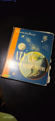 Atlas Geográfico Melhoramentos - P. Geraldo José Pauwels - Edição 1963 (Raro e Vintage)