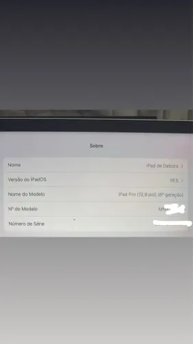 Ipad PRO 12.9 6 geração
