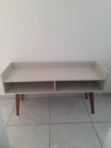 Rack de madeira off/White
