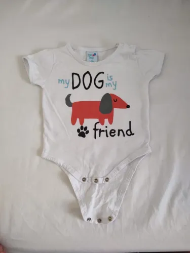 Body Infantil Meu Cachorro é Meu Amigo Tip Top