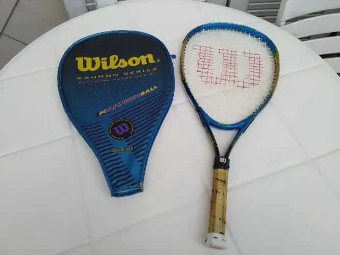 Raquete Wilson Kannon Ball Oversize De Aluminio (ler Anúncio)