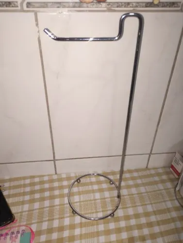 Suporte para Papel higiênico - Metálico Cromado 