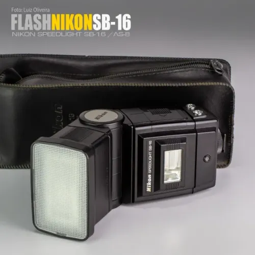 Flash Nikon Speedlight SB-16 (com Flash de preenchimento)