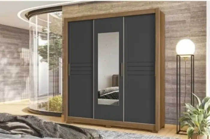 Guarda Roupa 3 Portas 3 Gavetas com Espelho Varios modelos