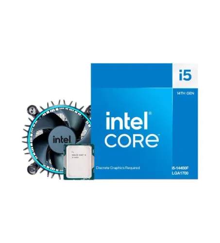 Processador Core i5 14400F, 3.5 GHz (4.7 GHz Turb),  LGA1700 , 14ª Geração,  Novo, Lacrado