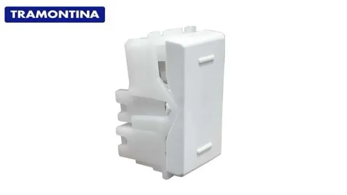 KIT 4 UNIDADES INTERRUPTOR Módulo Paralelo Tramontina Branco 10a 10 A 250v BRANCO NOVO