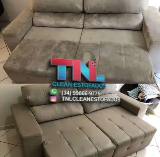 Limpeza de sofa 