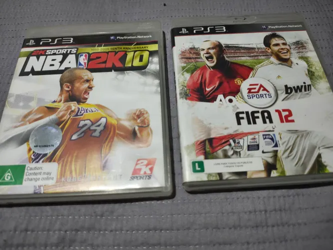 NBA 2K10 e FIFA 12 - PS3