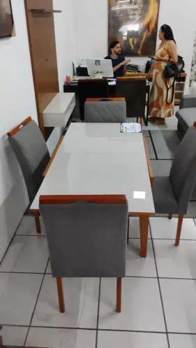 Mesa De Jantar Lissa Com 4 Cadeiras