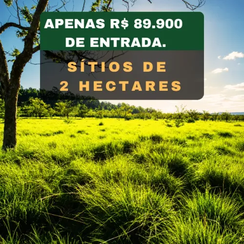 Sítio de 2 hectares em condomínio fechado, apenas 40km de Porto Alegre