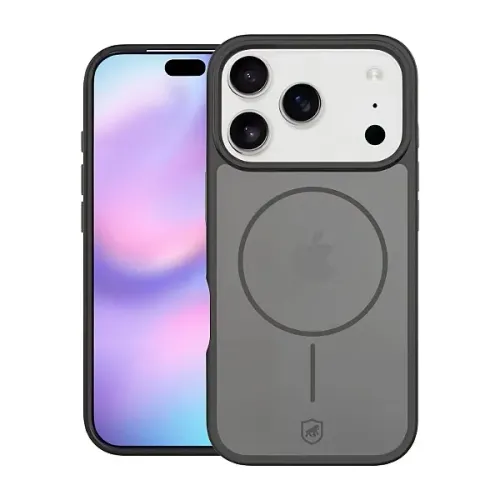 Capa MagSafe Fumê para iPhone 17 Pro - Preta