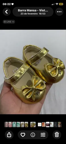 Sapatos bebê menina