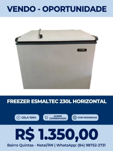 > ? *VENDO FREEZER ESMALTEC 230L - OPORTUNIDADE* ?