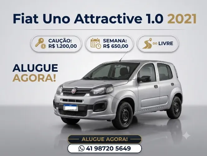 Aluguel de Carro Econômico para Motorista de App - Manutenção Inclusa