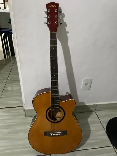 Violão Elétrico Class CLA40CE N ( Faltando duas cordas )