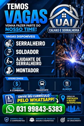 Temos vagas