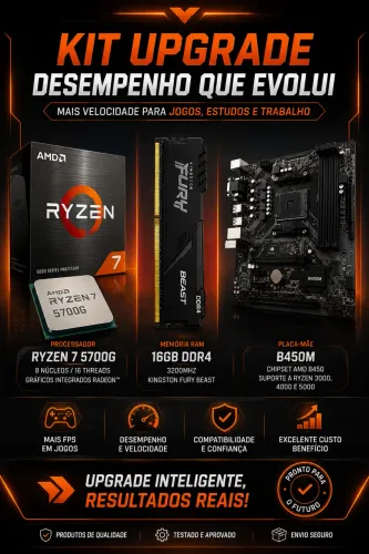 Kit upgrade Ryzen 7 5700g + 16gb DDR4