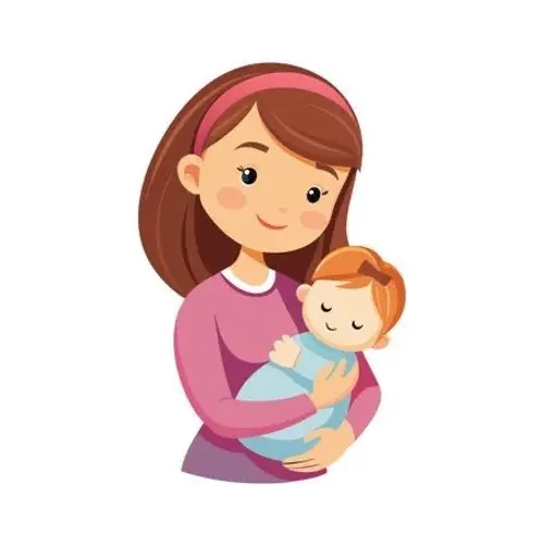 Babá/cuidadora de crianças com responsabilidade e cuidado.