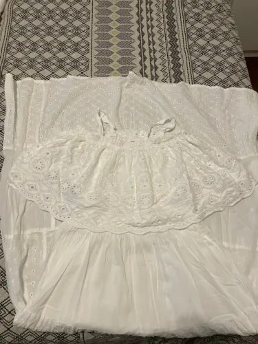 Vestido branco longo