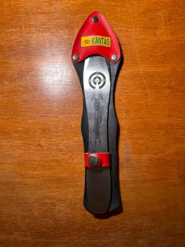 Faca de Arremesso Profissional Kantas Com Bainha de Couro PRATICAMENTE NOVA - AFIADÍSSIMA