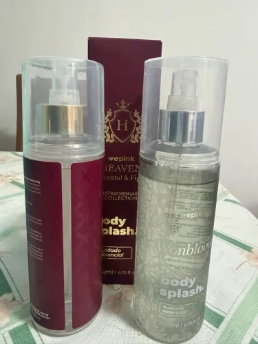Bazar body splash wepink heven santal e wobloom
