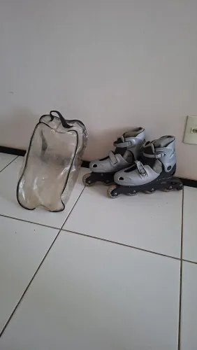 Patins unisex ajustável 36/39 + Capa protetora