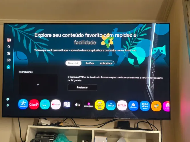 TV SAMSUNG OLED S90D 55" PERFEITO ESTADO NA CAIXA ORIGINAL COM NOTA