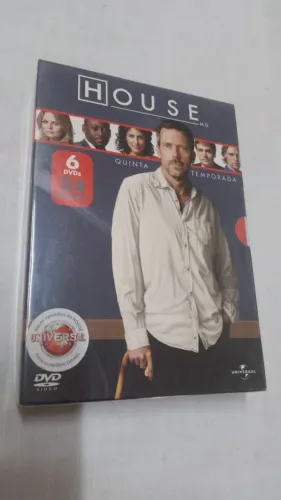 DVD Box House - Quinta Temporada - 6 Discos - Novo Lacrado ( 25332 )