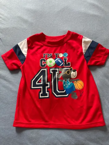 Camiseta bebê Garanimals ratinho 6/9 meses dry fit