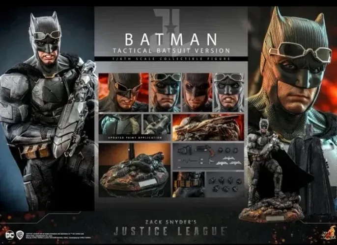 Hot Toys Batman tatico da Liga da Justiça de Zack Snyder
