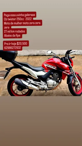 Cb twister 250 2022 de MULHER
