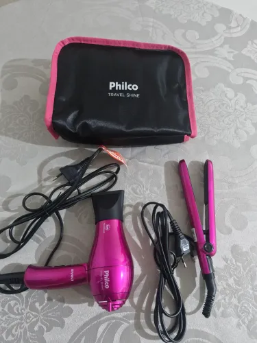 Kit viagem secador e chapinha