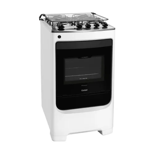 Fogão Consul 4 bocas mesa de inox e acendimento automático.