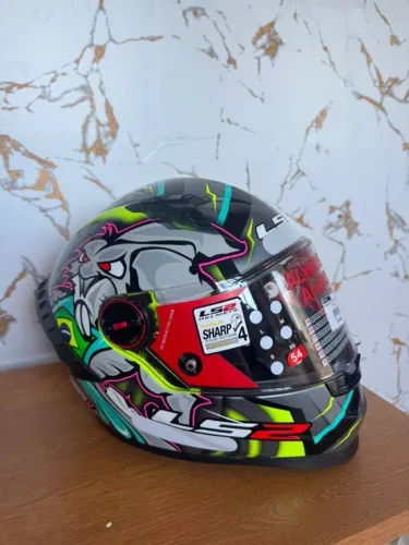 Capacete LS2 FF358 Pro Alex Barros - cinza