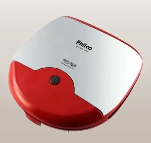 Sanduicheira e Mini Grill Inox Philco