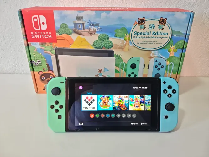 Nintendo Switch Animal Crossing desbloqueado