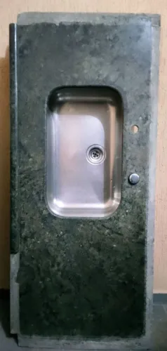  Cuba de Aço  Inox (Pia Granito)