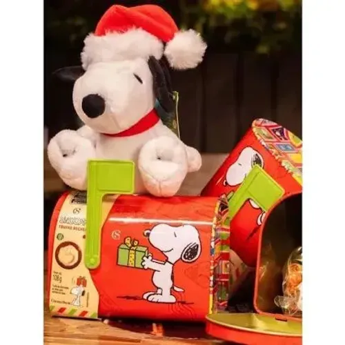 Snoopy pelúcia chaveiro e lata snoopy cacau show RARO 